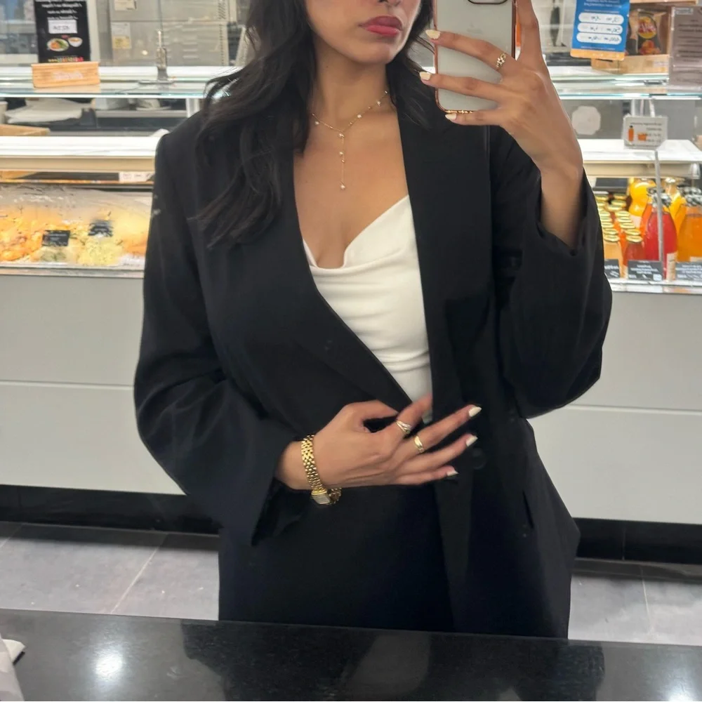 Zara Women's Black Blazer (Large) - Picture 5 of 6